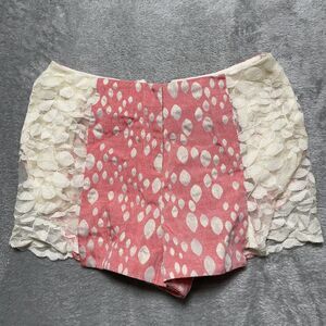 Callula Lillibelle Shorts Women's 4 Hot Pants Polka Dot Lace Coquette Designer